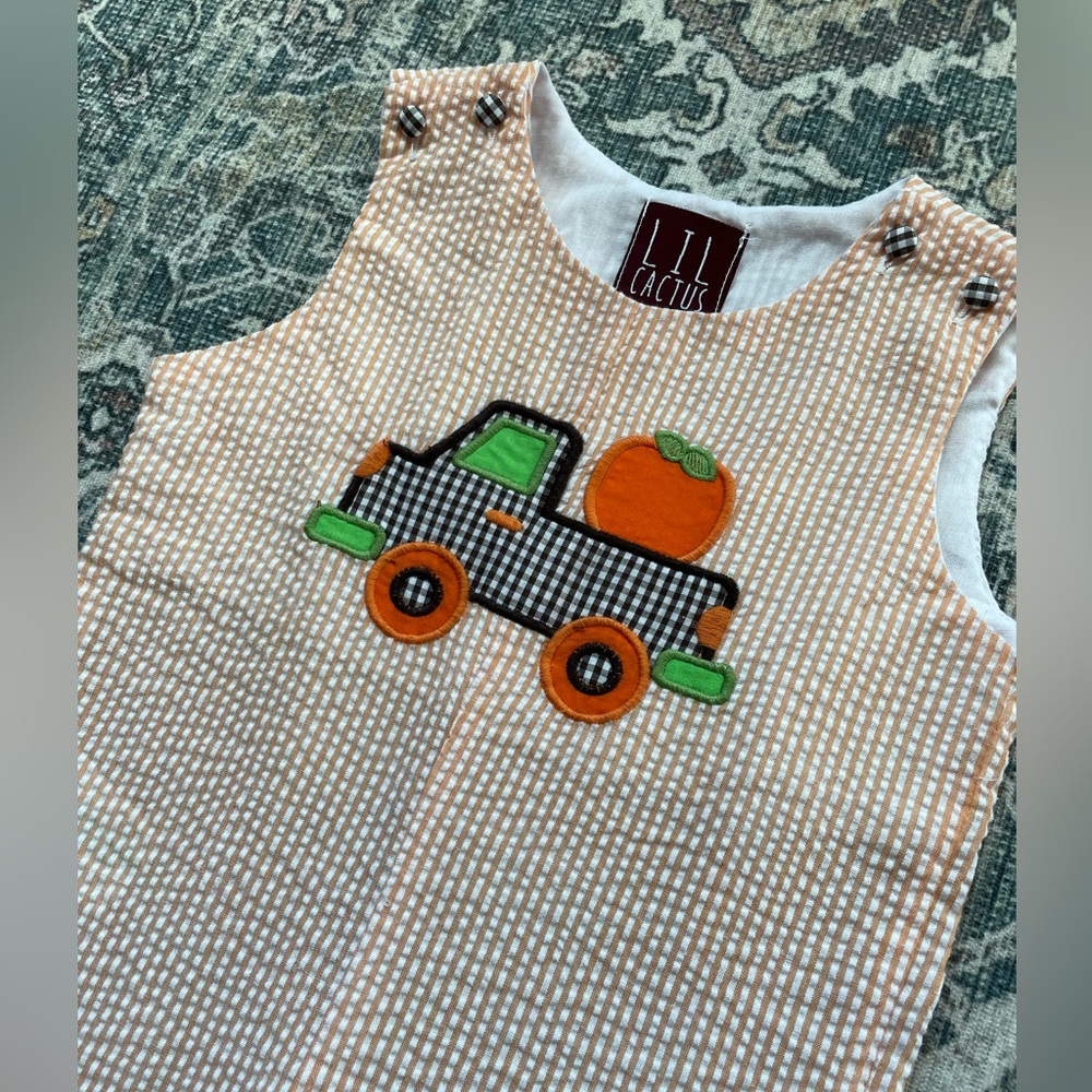 Lil Cactus Pumpkin Truck Longall 2T